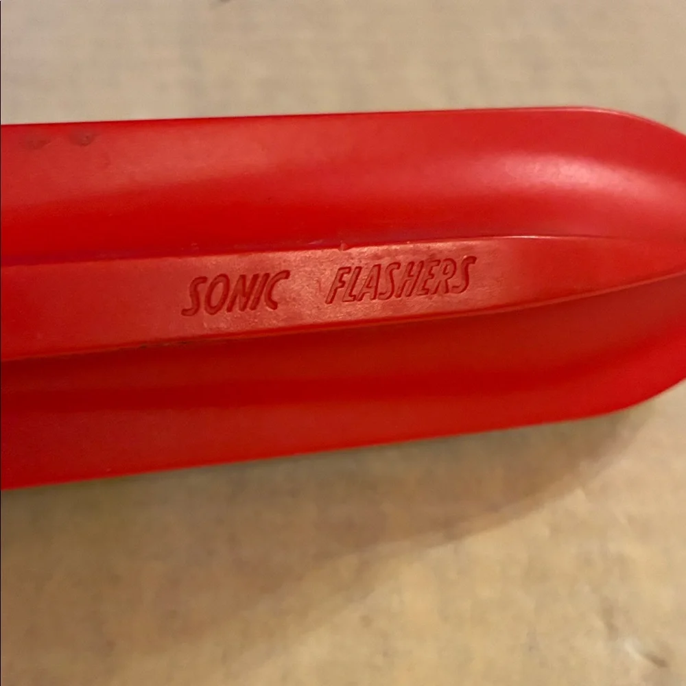 Vintage Majorette Sonic Flasher Coast Guard Boat C225 plastic red white - Picture 3 of 10